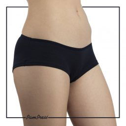 PamPress fekete női francia bugyi S-XL