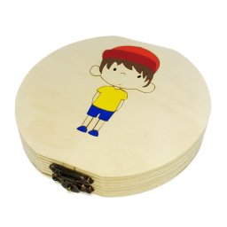 Tejfogtartó, fogdoboz festett Lolo - MEGSZŰNŐ TERMÉK, UTOLSÓ DARABOK!