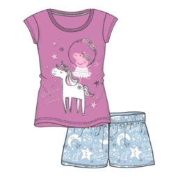 Peppa malac gyerek rövid pizsama 3 év, 4 év, 5 év, 6 év, 7 év, 8 év Nr2