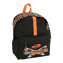 Nerf iskolatáska, táska 42 cm - Fekete-narancs