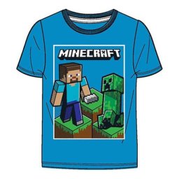 Minecraft gyerek rövid ujjú póló, felső 6 év, 8 év, 9 év, 10 év, 12 év Nr1
