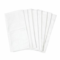 Cseh textil pelenka, textilpelenka sűrű szövésű fehér 70x70 cm - 10 DARAB