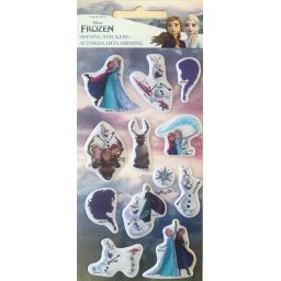 Disney Jégvarázs csillogó pufi szivacs matrica szett Nr2