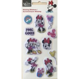 Disney Minnie csillogó pufi szivacs matrica szett Nr2