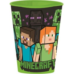 Minecraft műanyag pohár 260 ml Nr 01