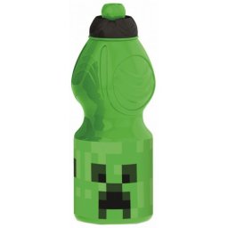 Minecraft műanyag kulacs, sportpalack 400 ml Nr 01