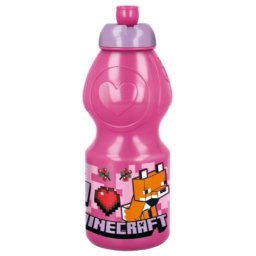 Minecraft műanyag kulacs, sportpalack 400 ml Nr 02