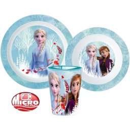 Jégvarázs étkészlet, micro műanyag szett 260 ml-es pohárral Nr2