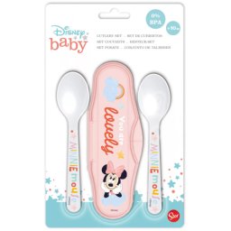 Minnie baba utazó evőeszköz készlet Nr 01