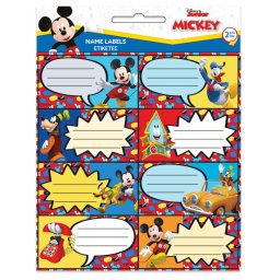 Disney Mickey füzetcímke 16 darabos Nr1