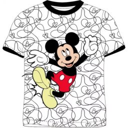 Disney Mickey gyerek rövid ujjú póló, felső 3 év, 4 év, 5 év, 6 év, 7 év, 8 év