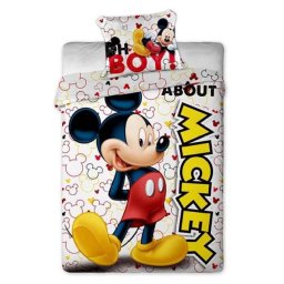 Mickey ágyneműhuzat 140×200 cm, 63×63 cm microfibre /microfiber Nr 01