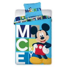 Mickey ágyneműhuzat 140×200 cm, 63×63 cm microfibre /microfiber Nr 03