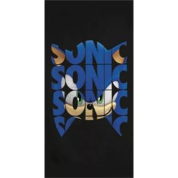 Sonic a sündisznó fürdőlepedő, strandtörölköző 70x140 cm (Fast Dry) Nr 03