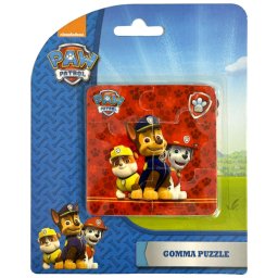 Mancs Őrjárat puzzle radír szett 6 darabos