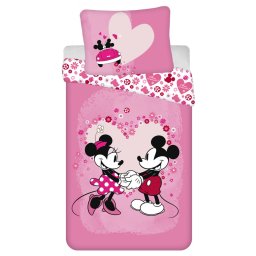 Minnie Mickey ágyneműhuzat 140×200 cm, 70×90 cm microfibre /microfiber Nr 05