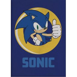 Sonic a sündisznó polár takaró, pléd 100x140 cm Nr1