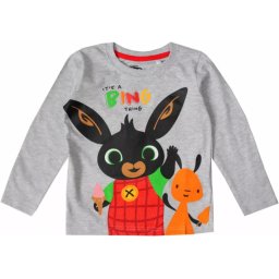 Bing nyuszi Thing gyerek hosszú ujjú póló, felső 2 év, 3 év, 4 év, 5 év, 6 év Nr4