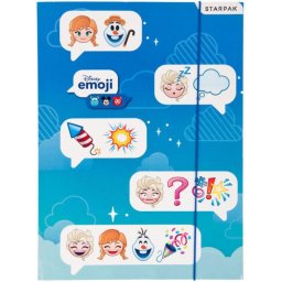 Disney Jégvarázs Emoji A/4 gumis mappa Nr1