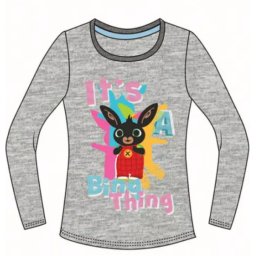 Bing nyuszi Thing gyerek hosszú ujjú póló, felső 3 év, 4 év, 5 év, 6 év, 7 év, 8 év Nr6