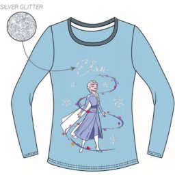 Disney Jégvarázs Sparkling Snow gyerek hosszú ujjú póló, felső 4 év, 5 év, 6 év, 8 év, 10 év Nr3
