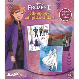 Disney Jégvarázs 2 glitteres foglalkoztató füzet - Kiddo foglalkoztató füzet Nr1