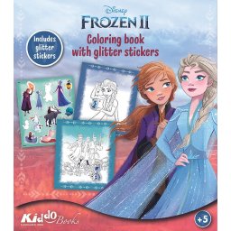 Disney Jégvarázs 2 glitteres foglalkoztató füzet - Kiddo foglalkoztató füzet Nr2