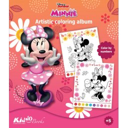 Disney Minnie Számszerinti színező - Kiddo foglalkoztató füzet