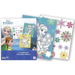 Disney Jégvarázs glitteres matricákkal - Kiddo foglalkoztató füzet
