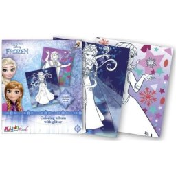 Disney Jégvarázs csillámos matricákkal - Kiddo foglalkoztató füzet