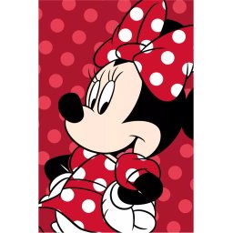 Minnie mikroflanel, plüss takaró 100x150cm Nr1