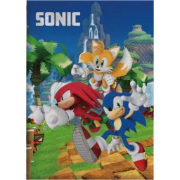 Sonic a sündisznó polár takaró, pléd 100x140 cm Nr2