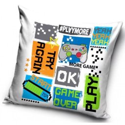 Gamer mintás párnahuzat 40x40 cm Nr1