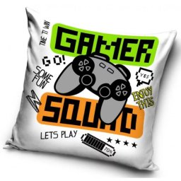 Gamer mintás párnahuzat 40x40 cm Nr2
