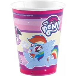 Én kicsi Pónim papírpohár, party pohár 8 DARABOS, 250 ml Nr1