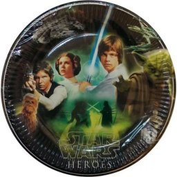 Star Wars papírtányér, party tányér 8 DARABOS, 23 cm Nr2