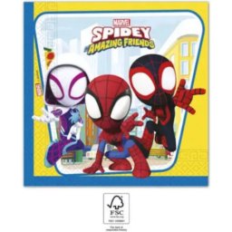Pókember, Spidey szalvéta 20 DARABOS, 33x33 cm FSC Nr2