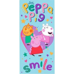 Peppa malac Smile fürdőlepedő, strandtörölköző 70x140 cm Nr4