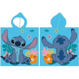 Disney Lilo és Stitch, A csillagkutya Listening Ears strandtörölköző poncsó 55x110 cm (Fast Dry) Nr2