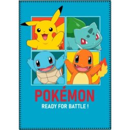 Pokémon Blue polár takaró, pléd 100x140 cm Nr1