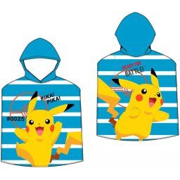 Pokémon Battle strandtörölköző poncsó 55x110 cm (Fast Dry)