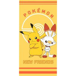 Pokémon New Friends fürdőlepedő, strandtörölköző 70x140 cm