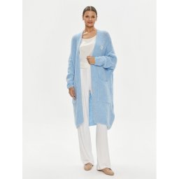 American Vintage Kardigán Zolly ZOL19BE24 Kék Relaxed Fit