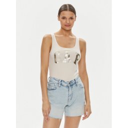 Gap Felső 715017-03 Ekru Slim Fit