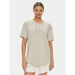 Gap Póló 627139-03 Ekru Loose Fit