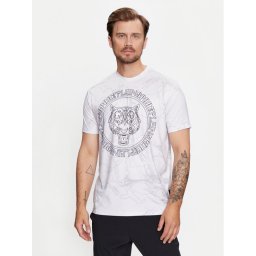 Plein Sport Póló FADC MTK7513 STE003N Fehér Regular Fit