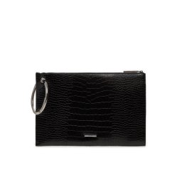 Calvin Klein Táska Ck Ring Clutch_Croco K60K612180 Fekete