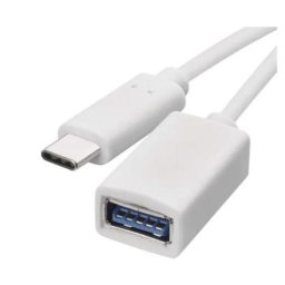 Emos Adat OTG kábel USB-A 3.0 / USB-C 3.0 redukciós funkcióval, 15 cm, fehér SM7054 2335076012