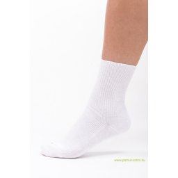 Medical, gumi nélküli zokni - fehér 35-36