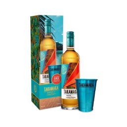 Takamaka Dark Spiced rum 0,7L 38% dd. + beach pohár